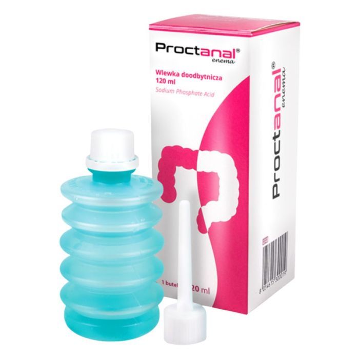 Proctanal Enema, wlewka doodbytnicza, 120 ml main product photo