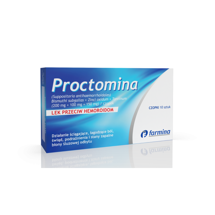 Proctomina, czopki, 10 szt. main product photo