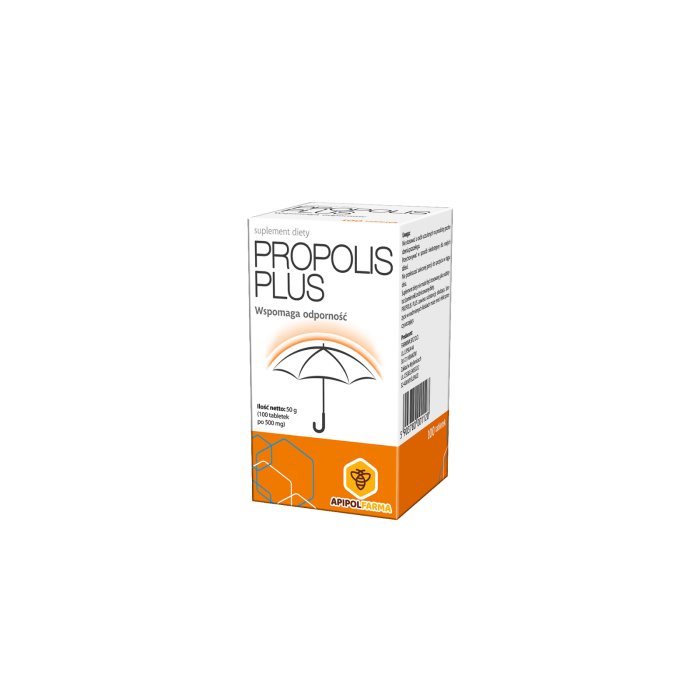 Propolis Plus, tabletki, bez cukru, 100 szt. main product photo