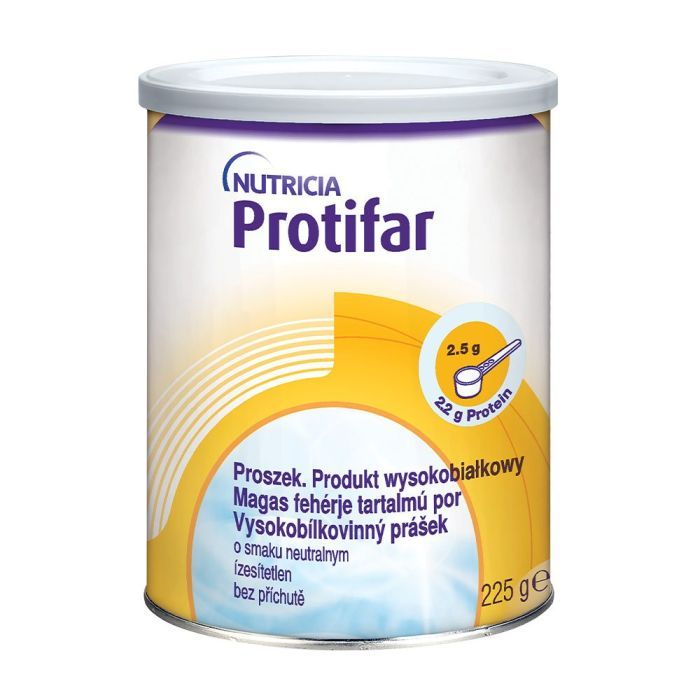 Protifar, produkt wysokobiałkowy, proszek o smaku neutralnym, 225 g main product photo