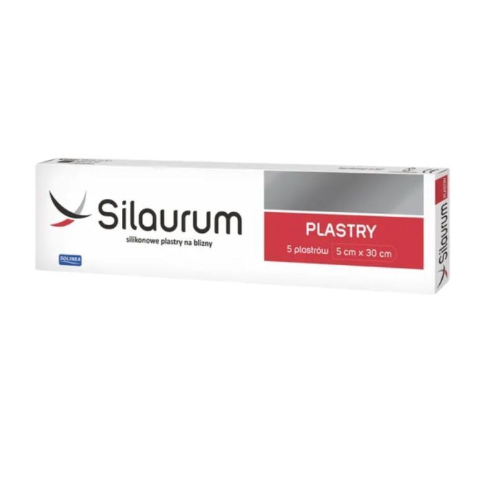 Silaurum, plast.silikonowe,na blizny, 5cmx30cm, 5 szt main product photo