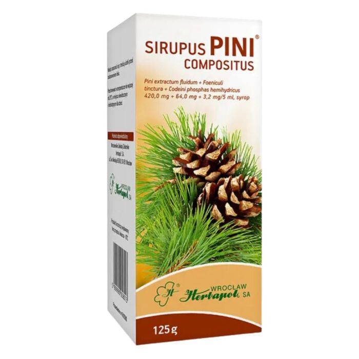 Sirupus Pini compositus, syrop, 125 g main product photo