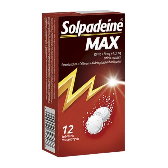 Solpadeine Max, tabl.musuj., 12 szt main product photo