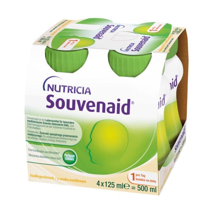 Souvenaid, smak waniliowy, płyn, 125 ml, 4 but. main product photo