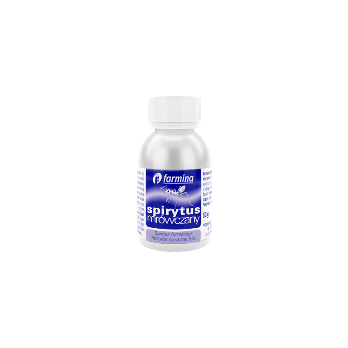 Spir. mrowczany, 5%, roztw.na skore,(Farmina), 50 g main product photo