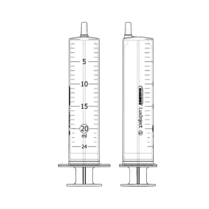 Strzykawka j.u.,20 ml, 2-cz,(Margomed), 1 szt main product photo