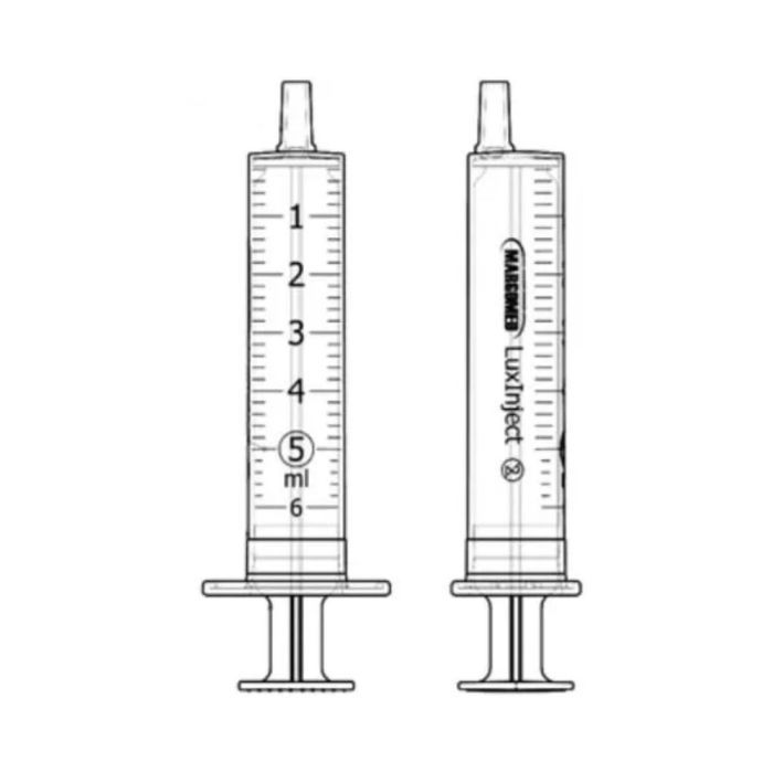 Strzykawka j.u., 5 ml, 2-cz,(Margomed), 1 szt main product photo