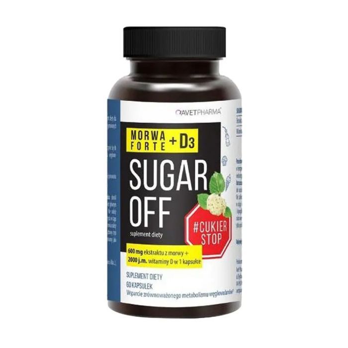 Sugar OFF Morwa Forte+D3, kapsułki, 60 szt. main product photo