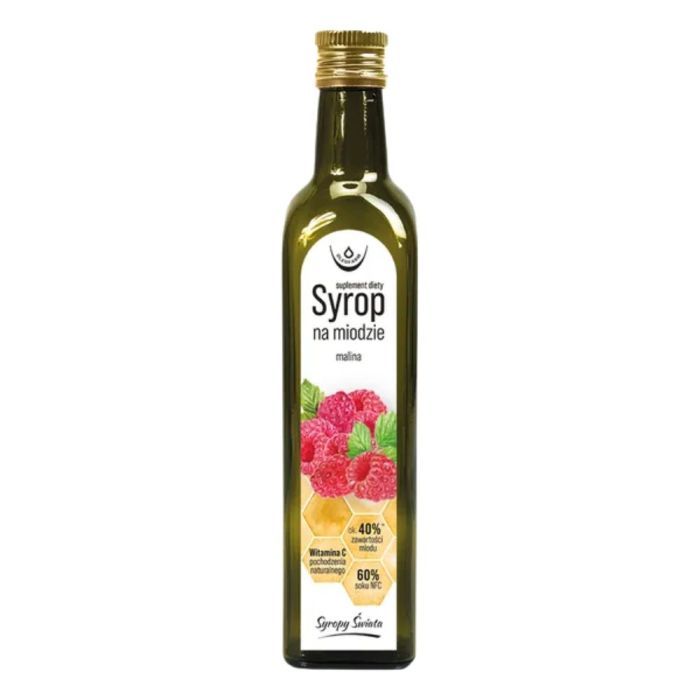 Syrop na miodzie Malina, syrop, 250 ml main product photo