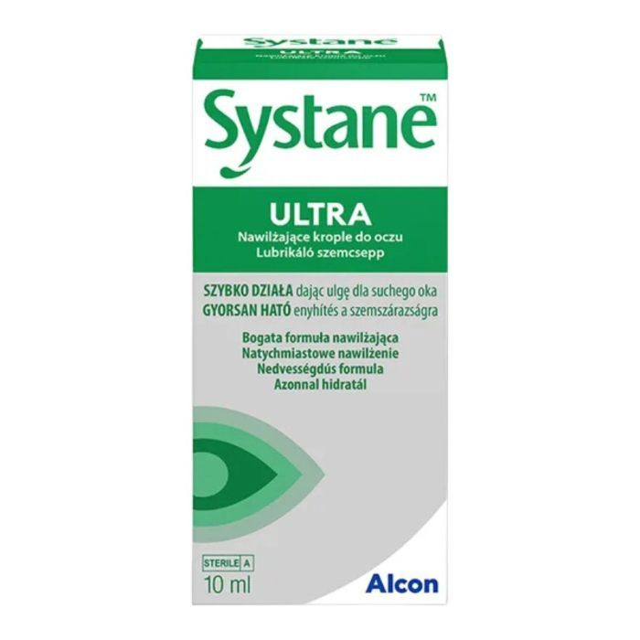 Systane Ultra, nawilżające krople do oczu, 10 ml main product photo