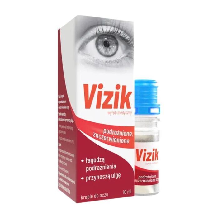 Vizik, krople, na podraznione i zaczerwienione oczy, 10 ml main product photo