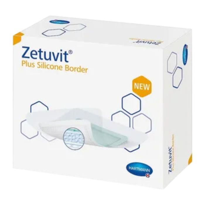 Zetuvit Plus Silicone, opatrunek, 12,5 cm x 12,5 cm, 1 szt. (z opakowania 10 szt.) main product photo
