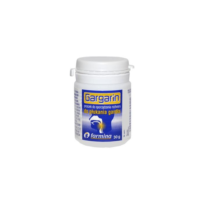 Gargarin, proszek do sporządzenia płynu do płukania gardła, 30 g main product photo