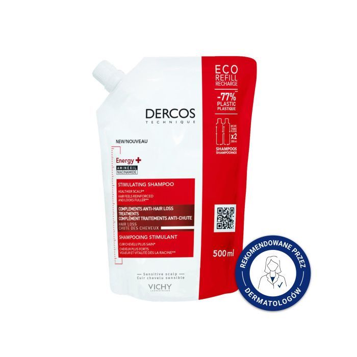 Vichy Dercos Energy+, szampon wzmacniający, refill, 500 ml main product photo