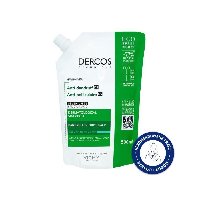 Vichy Dercos DS, szampon przeciwłupieżowy, 500 ml main product photo