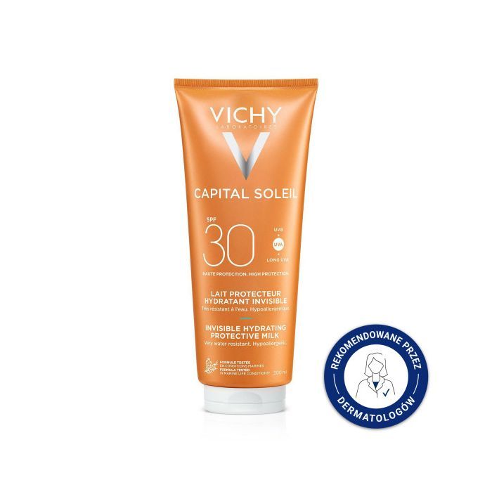 Vichy Capital Soleil, ochronne mleczko do twarzy i ciała SPF 30, 300 ml main product photo