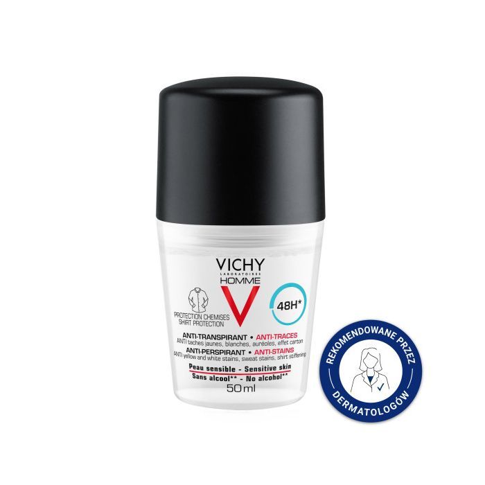 Vichy Homme, antyperspirant w kulce,48h, 50 ml main product photo