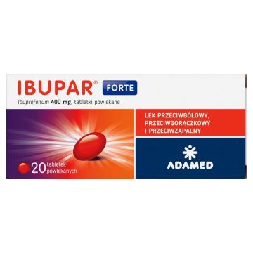 Ibupar forte, 400 mg, tabletki powlekane, 10 sztuk