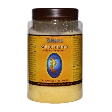 Zabłocka, jodowo-bromowa sól termalna do kąpieli i peelingu, 1 kg