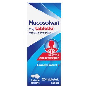 Mucosolvan, 30 mg, tabletki, 20 szt.