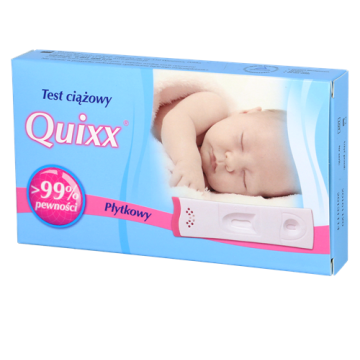 Quixx, test, ciazowy, plytkowy, 1 szt