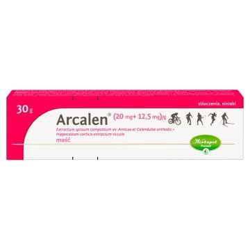 Arcalen, (20 mg + 12,5 mg)/g, maść, 30 g