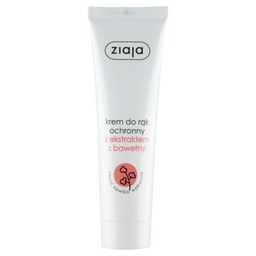 Ziaja, krem do rąk ochronny z ekstraktem z bawełny, 100 ml
