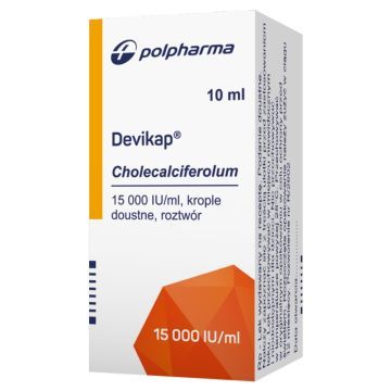 Devikap, płyn doustny, (15.000 j.m./ ml), 10 ml