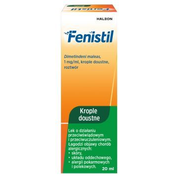 Fenistil, (1 mg/ml), krople doustne, 20 ml