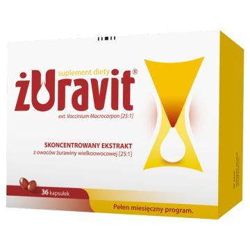 Żuravit, kapsułki elastyczne, 36 szt.