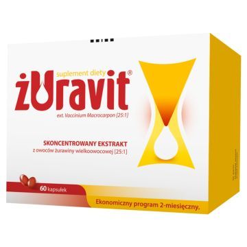 Żuravit, kapsułki elastyczne, 60 szt.