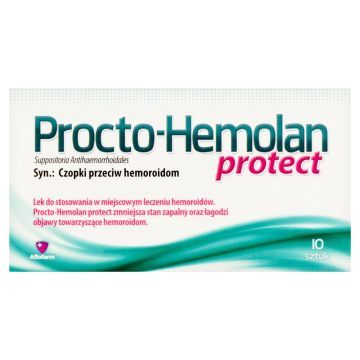 Procto-Hemolan Protect, czopki, 10 szt.