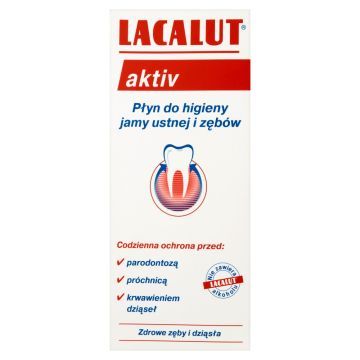 Lacalut activ, płyn do płukania ust, 300 ml