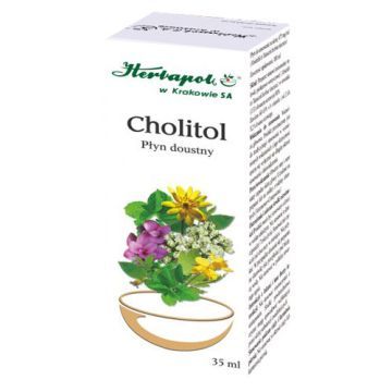CHOLITOL, płyn doustny, 30 g + 25 g + 15 g + 12 g + 11 g + 7 g, 35 ml