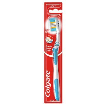Colgate Classic Clean, szczoteczka, miękka, 1 szt.