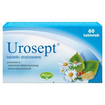 Urosep, tabletki drażowane, 60 sztuk