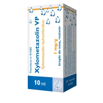 Xylometazolin VP, 1 mg/g, krople do nosa, roztwór, 10 ml