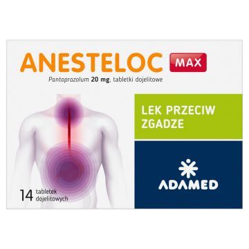 Anesteloc Max, 20 mg, tabletki dojelitowe, 14 szt.