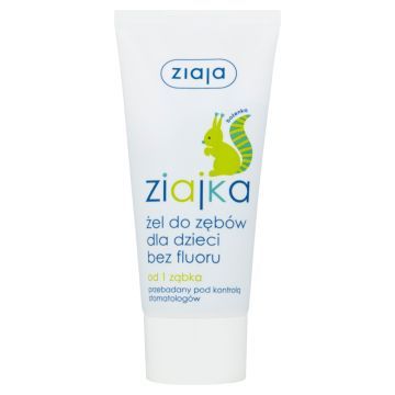 Ziaja, Ziajka, żel do zębów dla dzieci bez fluoru, 50 ml
