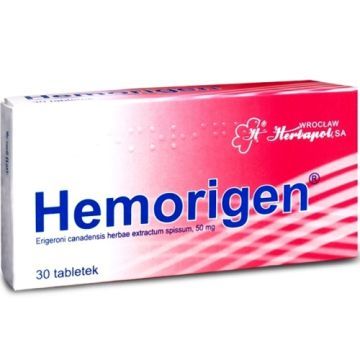 Hemorigen, 50 mg, tabletki, 30 szt,bl(3x10)
