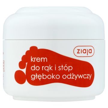 Ziaja Stopy, krem do rąk i stóp głęboko odżywczy, 50 ml