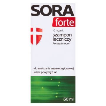 Sora Forte, 1%, (10 mg/ml), szampon leczniczy, 50 ml