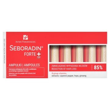 Seboradin Forte, ampułki przeciw wypadaniu włosów, 14 x 5,5 ml