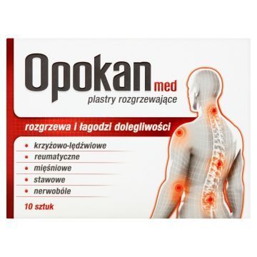 Opokan Med, plastry rozgrzewające, 10 szt.