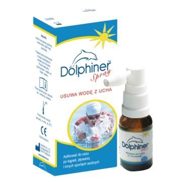 Dolphiner, spray, do uszu, po plywaniu, 15 ml