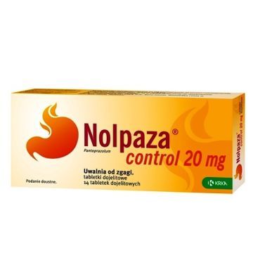 Nolpaza control, 20 mg, tabl.dojelit., 14 szt