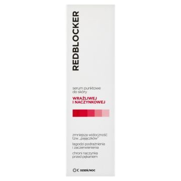 RedBlocker, serum punktowe, skóra naczynkowa, 30 ml