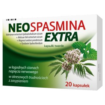 Neospasmina Extra (Extraspasmina), kapsułki twarde, 20 szt.