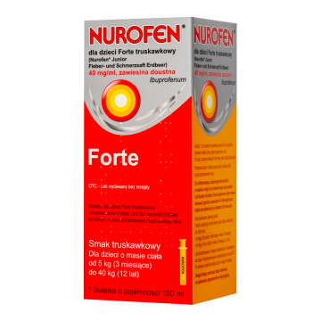 Nurofen d/dzieci Forte trusk,40mg/ml,zaw(i.rów)Delf,DE,100ml