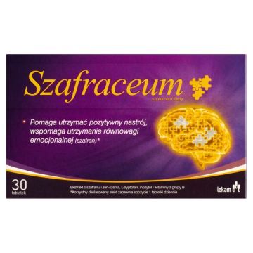Szafraceum, tabletki powlekane, 30 szt.